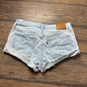 Levi's Light Blue Jean Shorts for Women